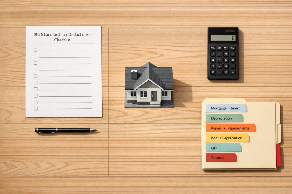 Landlord Tax Deductions: Complete Checklist for 2026