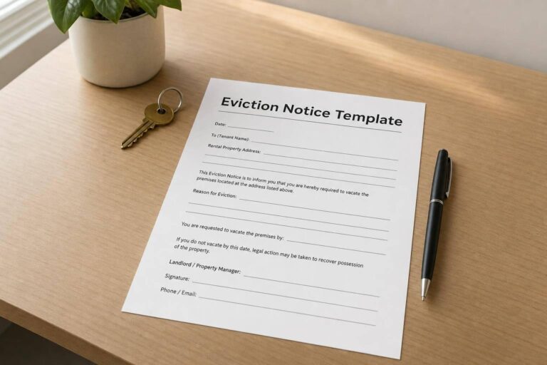 Eviction Notice Template