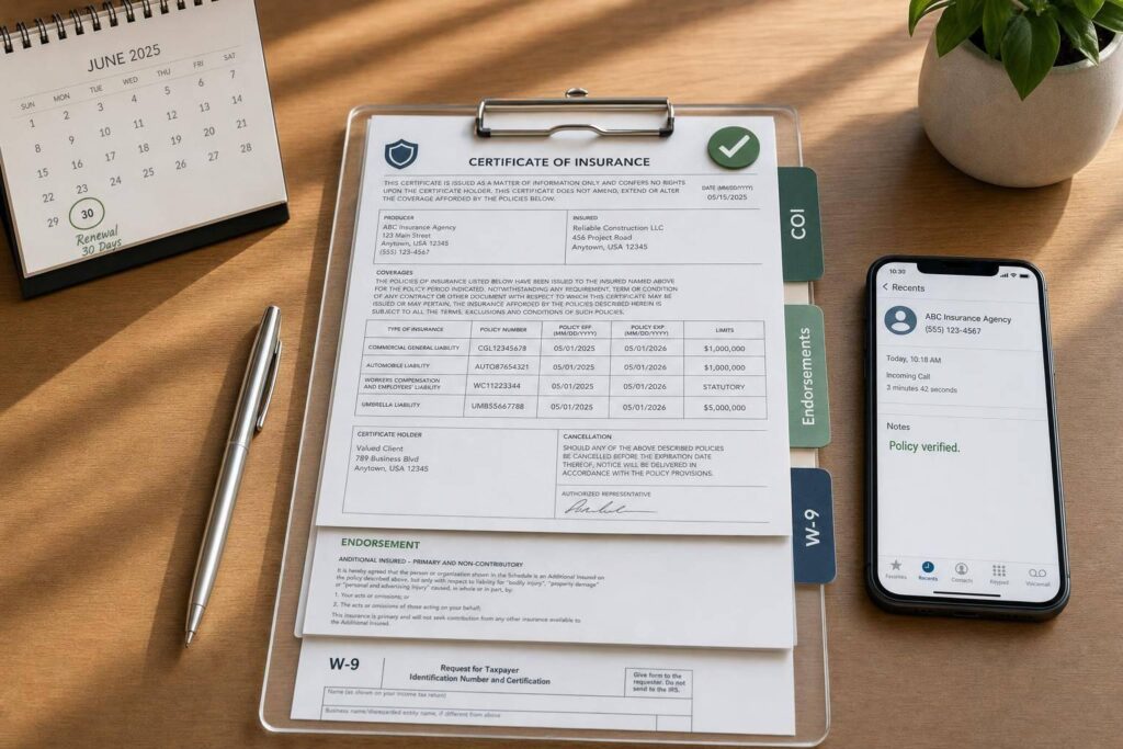 How to Verify Vendor Insurance Coverage
